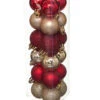 18 Mini Boules De Noël Rouge Et Or 3 Cm -Decoration Magasin 18 boules de noel rouge et or 3 cm 334799