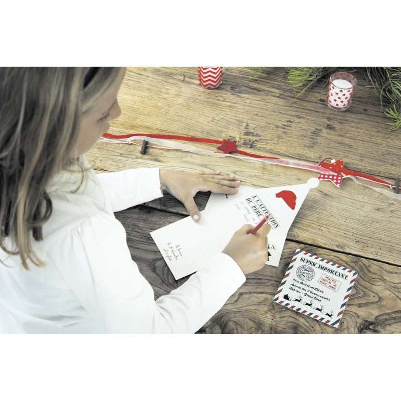 2 Lettres Au Père Noël Blanches 4 2 Lettres Au Père Noël Blanches – Image 2