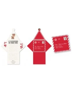 2 Lettres Au Père Noël Sweety Xmas 29,3 X 20 Cm