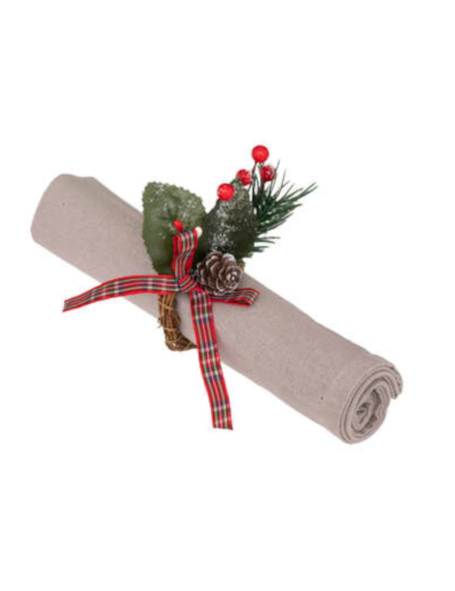 2 Ronds De Serviettes Noël Tradition 9 Cm 4 2 Ronds De Serviettes Noël Tradition 9 Cm – Image 2