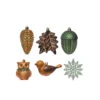 20 Suspensions Pour Sapin Noël Nature 10 Cm -Decoration Magasin 20 suspensions pour sapin nature 10 cm 336529 2