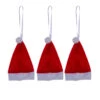 3 Suspension Bonnets De Noël 10 Cm -Decoration Magasin 3 suspension bonnets de noel 10 cm 340120