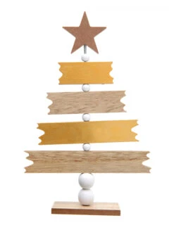 Arbre En Bois Message De Noël à Personnaliser 22 Cm