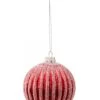 Boule De Noël Rouge Rayures Blanches 8 Cm 1 Boule De Noël Rouge Rayures Blanches 8 Cm -Decoration Magasin boule de noel rouge rayures blanches 8 cm 334817