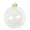 Boule De Noël Transparente Personnalisable 8 X 9,5 Cm -Decoration Magasin boule de noel transparente personnalisable 8 x 9 5 cm 341412