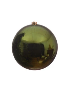 Boule De Noël Géante Verte 20 Cm