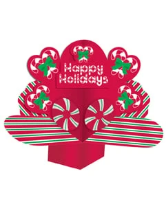 Centre De Table Noël Happy Holidays