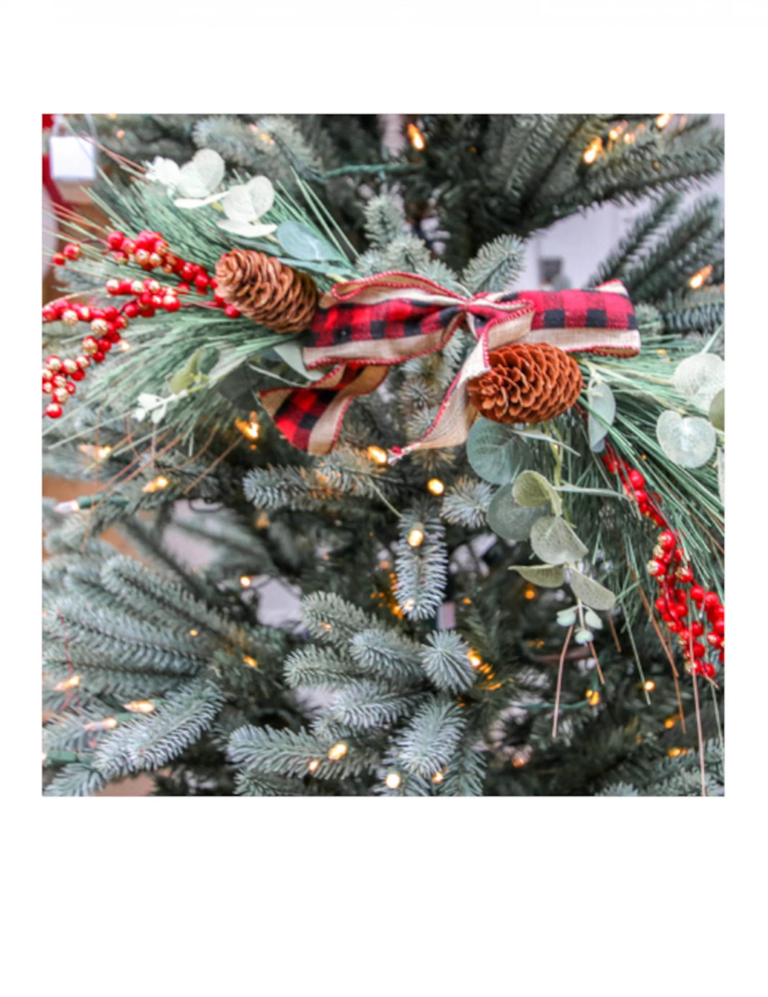 Centre De Table Rustique Noël 50 Cm 4 Centre De Table Rustique Noël 50 Cm – Image 2