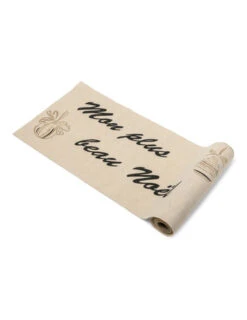 Chemin De Table En Lin Mon Plus Beau Noël Noir Et Or 28 Cm X 5 M