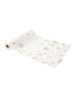 Chemin De Table Merveilleux Noël Doré 28cm X 3m