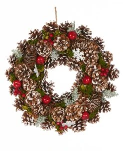 Couronne De Noël Baies Des Bois 35 Cm