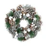 Couronne De Noël Naturelle Pommes De Pin Enneigées 30 Cm -Decoration Magasin couronne de noel naturelle pommes de pin enneigees 30 cm 335843