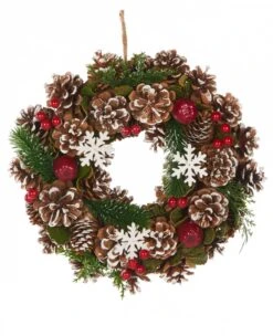 Couronne De Noël Traditionnelle 30 Cm