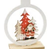 Décoration En Bois Boule Avec Père Noël Et Sapins 11 X 13 Cm -Decoration Magasin decoration en bois boule avec pere noel et sapins 11 x 13 cm 337241