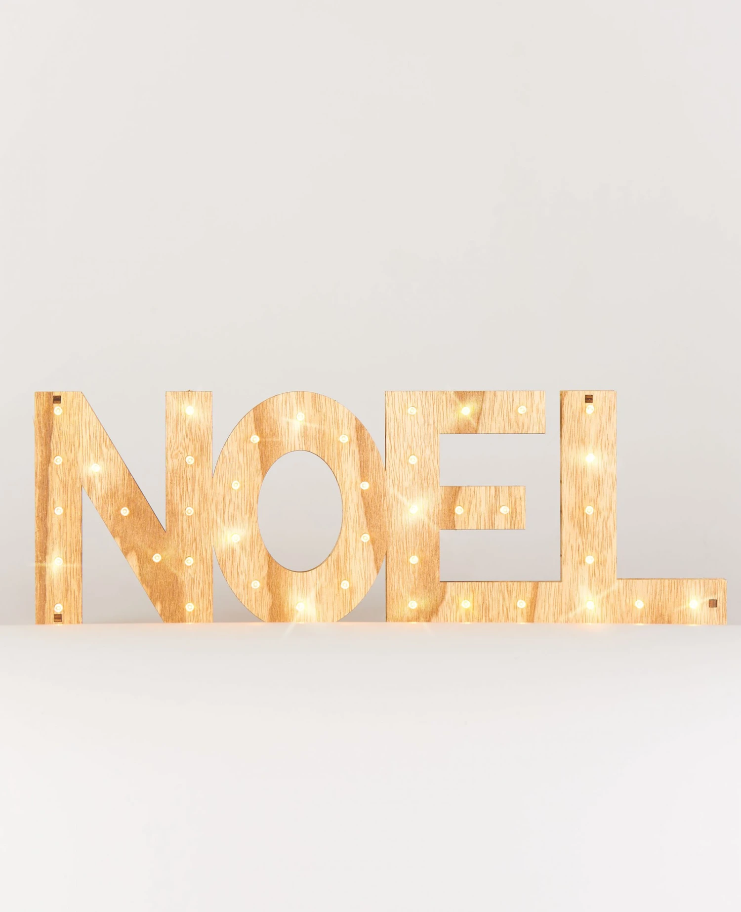 Décoration Lettres Lumineuses Noël 41 LED 44 Cm 3 Décoration Lettres Lumineuses Noël 41 LED 44 Cm