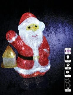 Décoration Lumineuse Père Noël 30 Cm