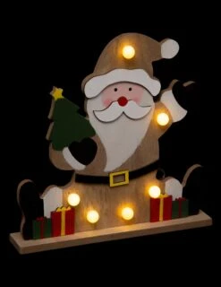 Décoration Père Noël Lumineux 25 Cm