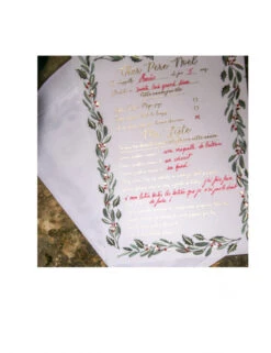 Grande Lettre Au Père Noël Avec Enveloppe Tradi Chic 21 X 28,5cm -Decoration Magasin grande lettre au pere noel avec enveloppe tradi chic 21 x 28 5cm 341308 2