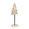 Décoration Sapin De Noël En Bois Paillettes Or 30 Cm -Decoration Magasin joli sapin en bois sur socle paillettes or 30cm 309932