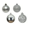 16 Petites Boules De Noël Argentées 6 Cm 2 16 Petites Boules De Noël Argentées 6 Cm -Decoration Magasin kit 16 boules pour sapins tons argentes 336499 2