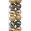 12 Mini Boules De Noël Bleues Et Dorées 4 Cm -Decoration Magasin kit boules de noel bleu et or 12 pieces 335901