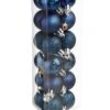 18 Mini Boules De Noël Bleu Nuit 3 Cm -Decoration Magasin kit boules de noel bleues 18 pieces 335917