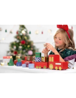 Kit Calendrier De Lavent DIY Train De Noël -Decoration Magasin kit calendrier de l avent train de noel 338225 2