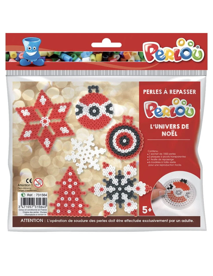 Kit Perles à Repasser Noël 3 Kit Perles à Repasser Noël