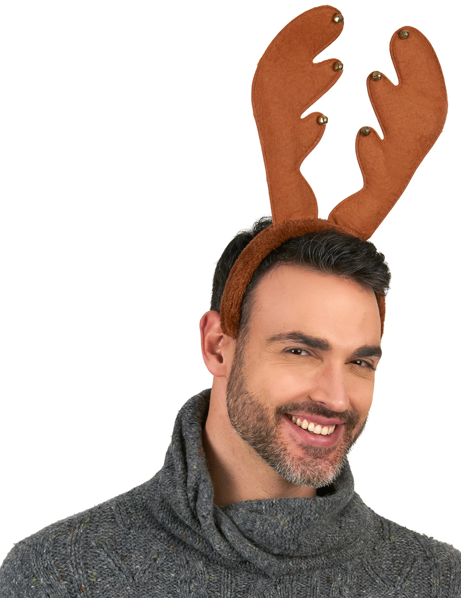 Serre-tête Renne à Grelots Noël 4 Serre-tête Renne à Grelots Noël – Image 2