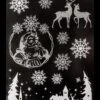 Stickers Pour Vitre Village De Noël Et Flocons 29 X 41 Cm 2 Stickers Pour Vitre Village De Noël Et Flocons 29 X 41 Cm -Decoration Magasin stickers flocons et rennes 29 x 41 cm 335971