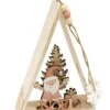 Suspension En Bois Père Noël Rose 29 X 6 X 3,5 Cm -Decoration Magasin suspension en bois pere noel rose 29 x 6 x 3 5 cm 337219 2