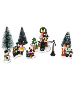 Village De Noël Santons Chorale Du Père Noël